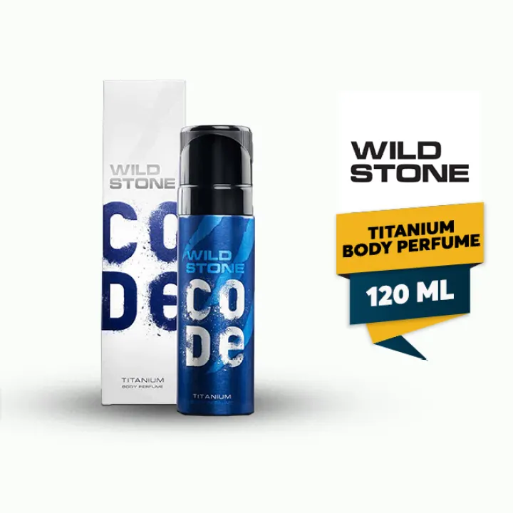 wild stone code titanium body perfume