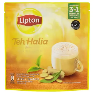 Lipton Ginger Milk Tea Latte Instant Tea Mix 12 Sachets x 21g (252g)