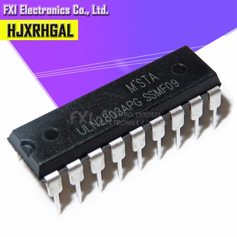 10pcs uln2803apg uln2803 uln2803a dip-18 uln2803an dip uln2804an uln2804 uln2803apg uln2803afwg sop uln2803ag sop-18 darlington integrated circuit