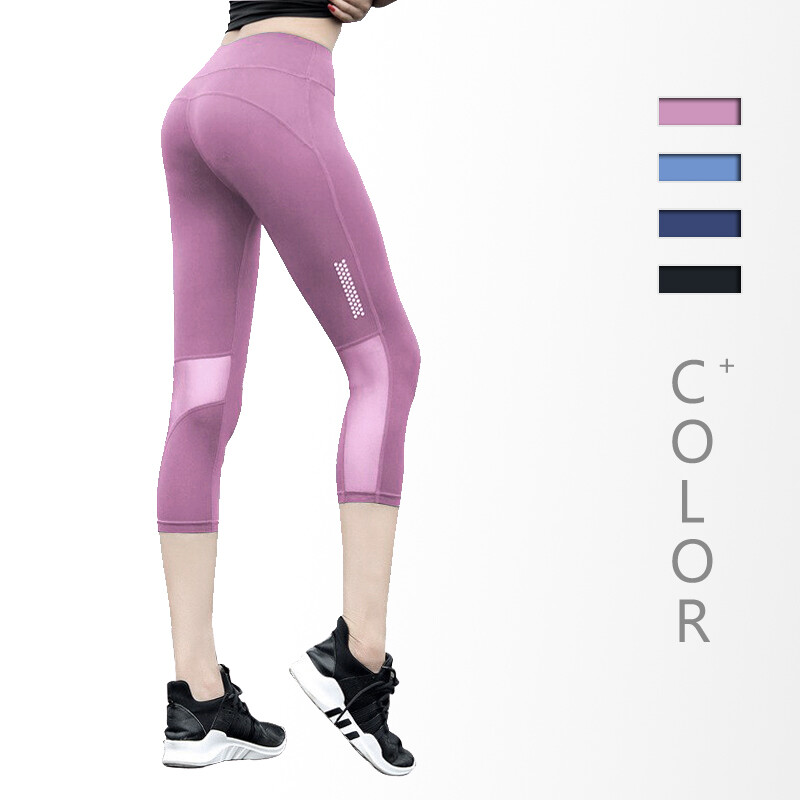 Women's High Waist Yoga Pants Workout Leggings Running Exercise Active Athletic Gym Tights