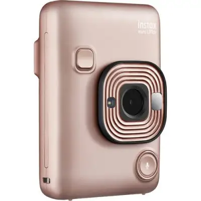 Fujifilm Instax Mini LiPlay Hybrid Instant Camera - [Blush Gold]