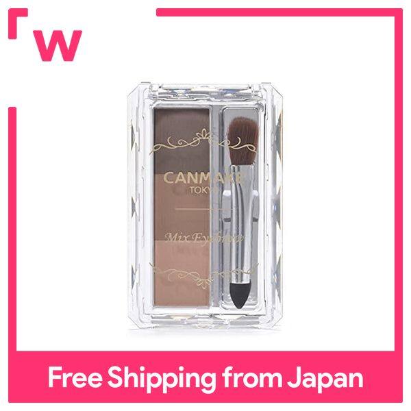 Canmake mix eyebrow 03 soft brown 2g