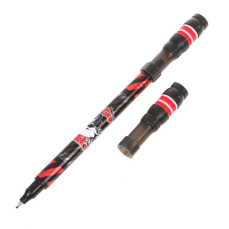Non Slip Coated Spinning Ballpoint Pen Rolling Finger Rotating Playing Student
