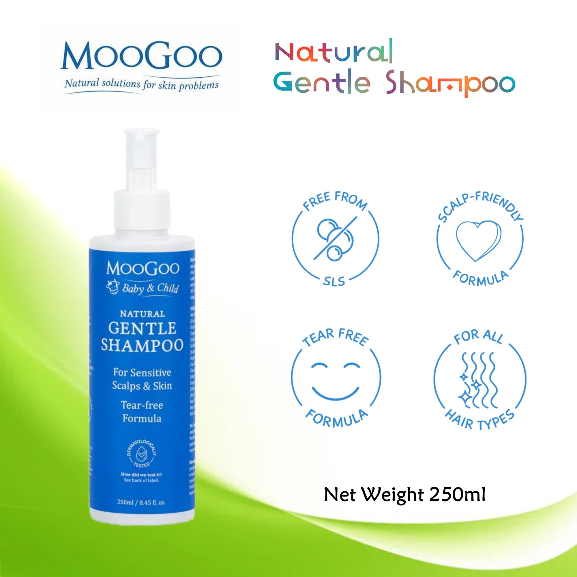 MooGoo Baby Gentle Shampoo 250ml Lazada