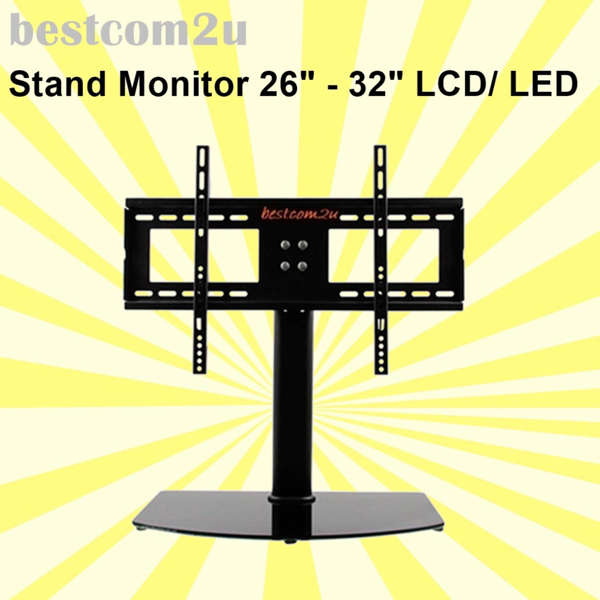 Stand Monitor 37 55 Inch Lcd Led Desktop Tv Bracket Wall Mount