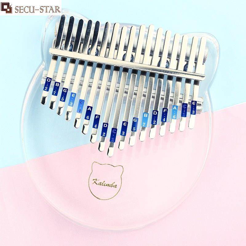 SECU-STAR 17 Keys Kalimba Finger Piano Beginner Portable Instrument Crystal Thumb Piano (Including Accessories) Malaysia
