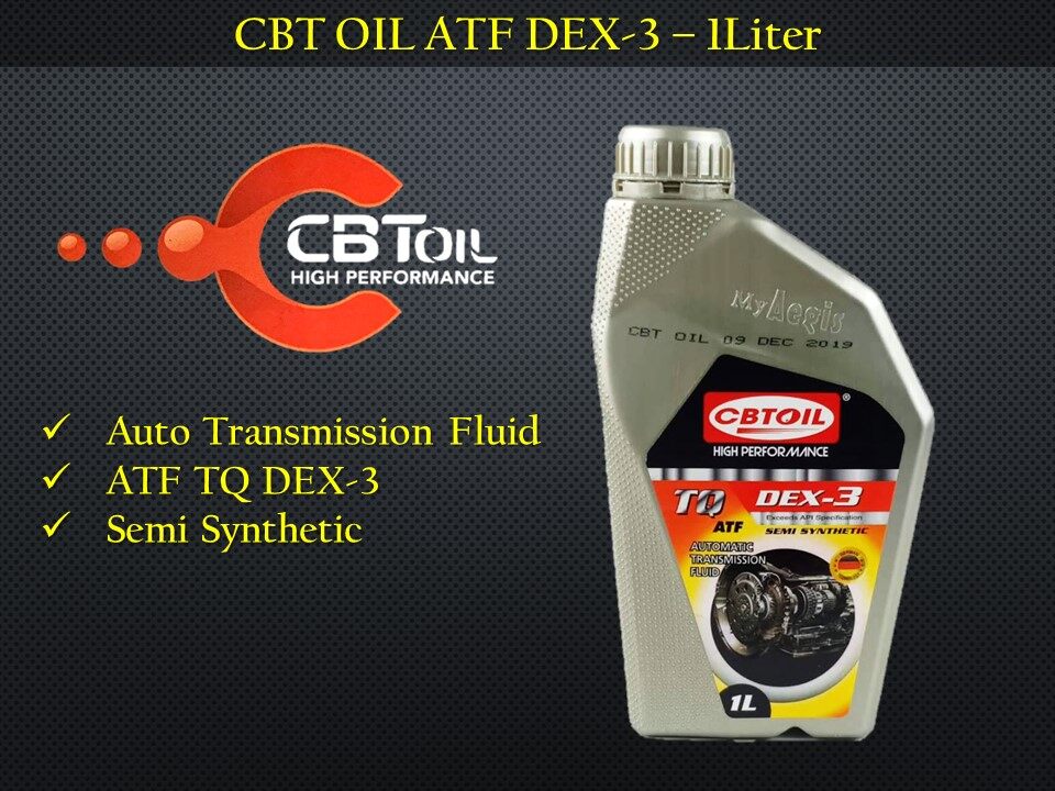 CBT OIL ATF DEX3 Auto Transmission Fluid & Power Steering Fluid