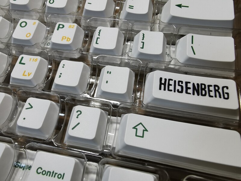 【Keycap Only】Heisenberg Theme Keycap Cherry Profile PBT Sublimation Keycaps For Cherry MX Switch Mechanical Keyboard Keychron/RK61/GK61/Anne Pro 2
