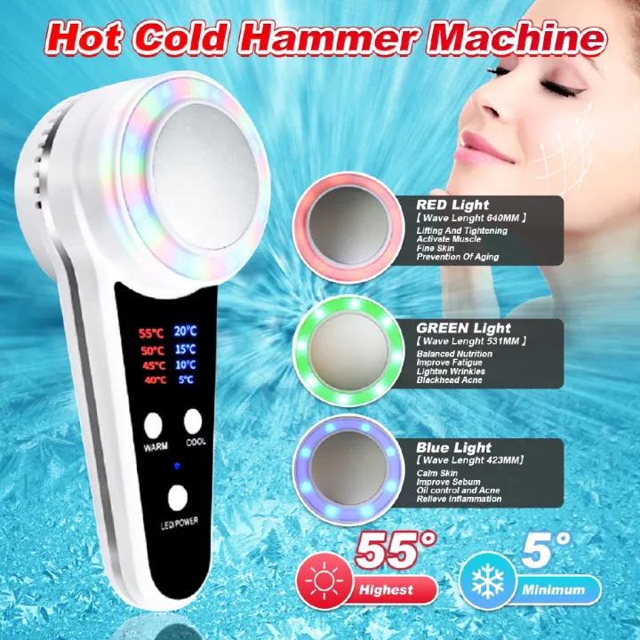 hot cold face device