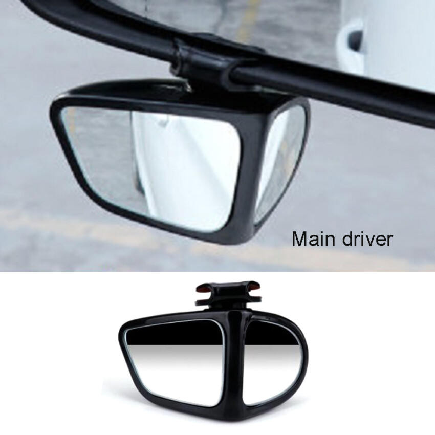 2pcs 360-Degree High-Definition Car Blind Spot Mirror Rotatable And Adjustable 2 Side Wide-Angle Exterior Car Rearview Mirror Parking Mirror