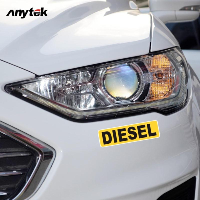 [ANYTEK] 2pcs 10.6 * 3CM DIESEL Letters Fashion Funny Retro-Reflective ...