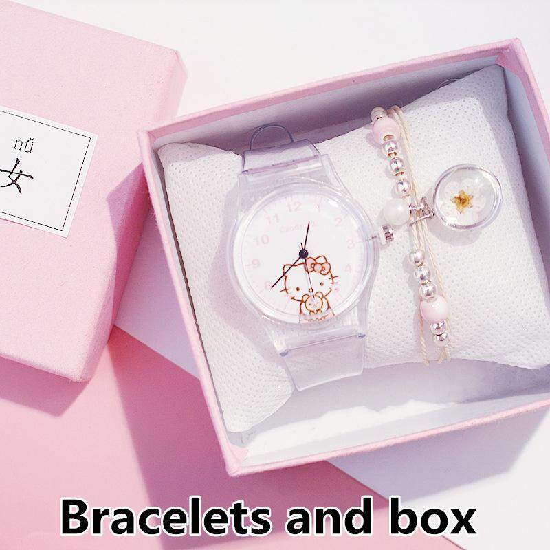 Hello Kitty Fashion Kids Watches Cute Children Waterproof Girls Watch Silicone Strap Lovely Cartoon Student Quartz Wristwatches Gifts Malaysia