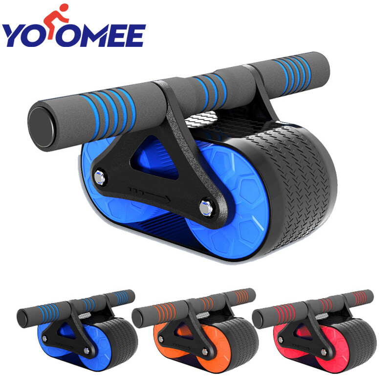 Yoomee Bánh Lăn Tập Múi Bụng Cho Thể Dục Tập Bụng, Thiết Bị Tập Luyện Cốt Lõi Với Hỗ Trợ Phục Hồi Tự Động Và Lò Xo Kháng Với Tay Cầm Thoải Mái