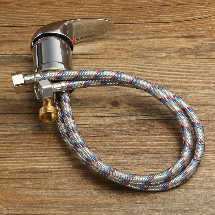 60cm Hot Cold Faucet Spray Hose Sprayer Hairdressing Salon Basin