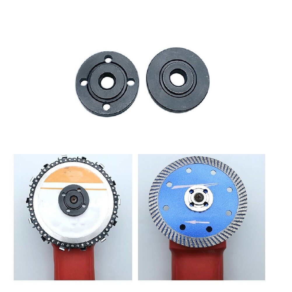 Modified type 125 Flange Nut For Angle grinder type 100 Thread replacement Inner Outer Practical Set