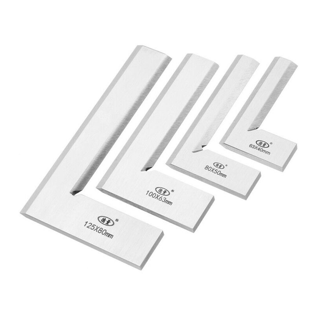 Stainless Steel Machinist Edge Square Ruler 90° Right Angle Measuring Tool