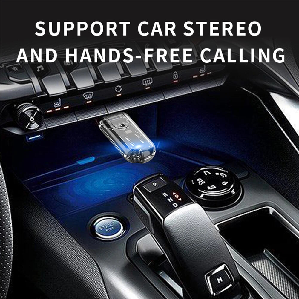 Kebiumei Bộ chuyển Bluetooth USB 5.3 cho Loa không dây âm thanh chuột bluetooth Dongle Bộ chuyển đổi USB Bluetooth 5.3 Receiver Transmitter