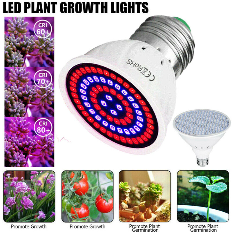 E27 5วัตต์6วัตต์8วัตต์48/60/80LEDเติบโตโคมไฟพืชแสงเต็มสเปกตรัมการเจริญเติบโตไฮโดรโพนิสีแดง,สีฟ้า,สีขาว,อบอุ่นสีขาว2835SMDดอกไม้หลอดไฟสำหรับการเจริญเติบโตสวนGreehouse