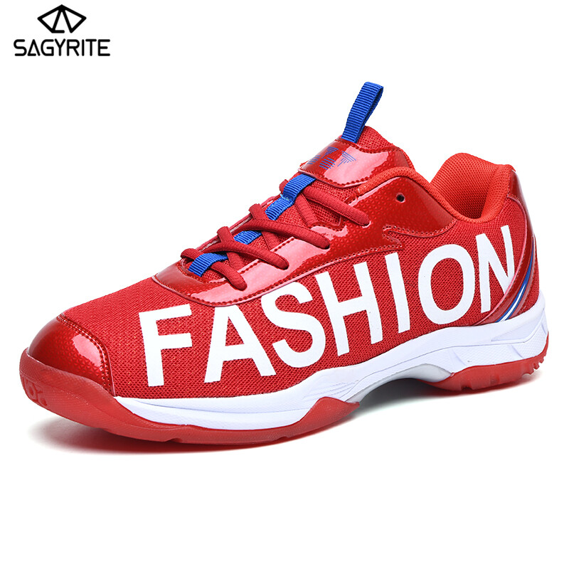 SAGYRITE Couple Sneakers Yonex Badminton Shoes for Men Sports Shoes Table Tennis Shoes Big Size 35-45