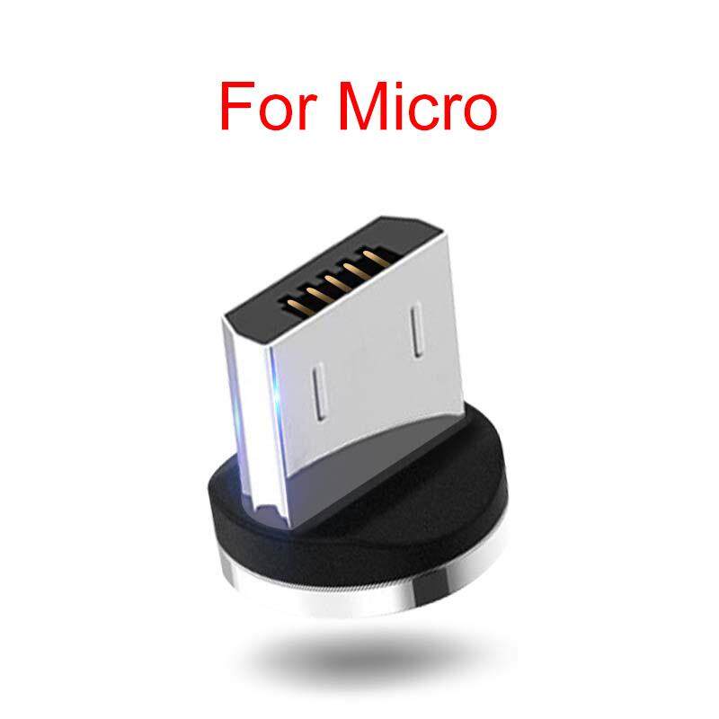 1M 2A Kas Pencahayaan Bercahaya USB Magnet Kabel untuk iPhone Huawei Xiaomi Kabel Lightning Mikro USB Tipe C Charger Cepat Pengisian Magnet Charge Adaptor