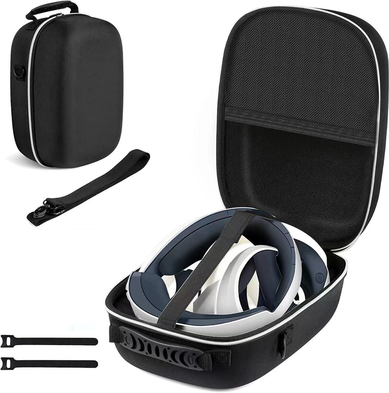 For psvr2 glasses storage bag shoulder large capacity hard bag for ps5 vr2 portable hard case storage bag