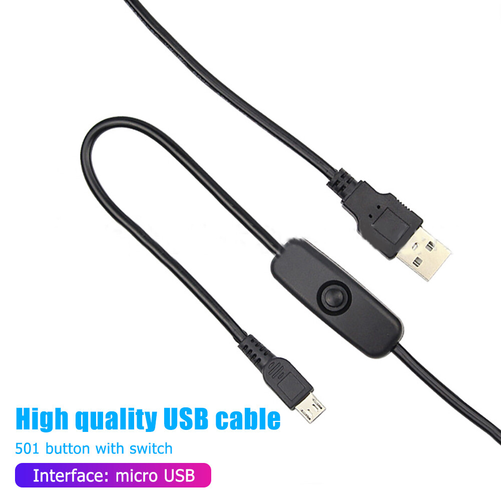 {Tenda} USB to Micro USB Charger Power Cable with On/Off Switch for Raspberry Pi