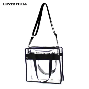 clear pvc handbag