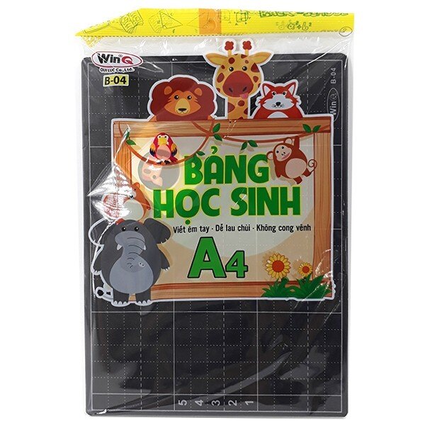Bảng đen winq b04 có moust lau bảng a4