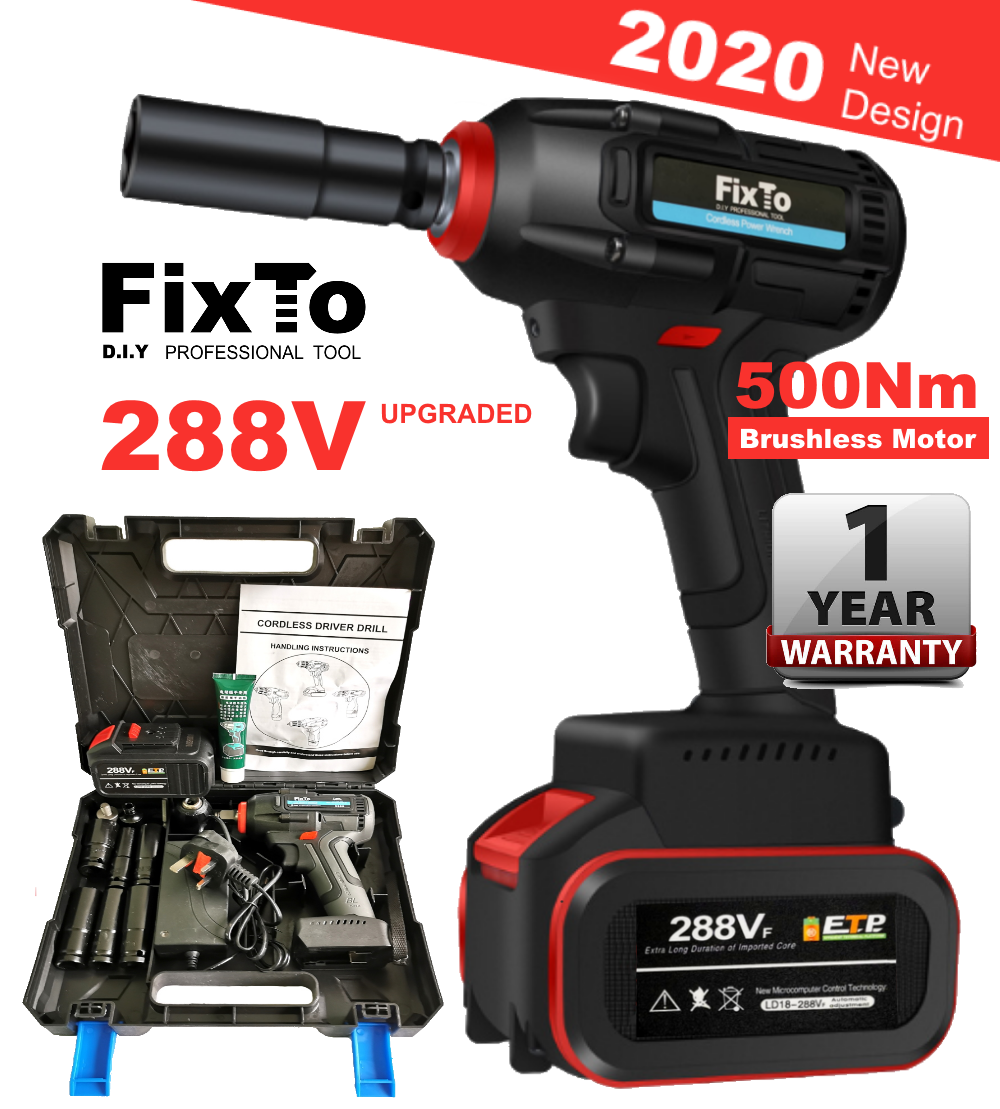 FixTo 500Nm 288V High Torque Heavy Duty 