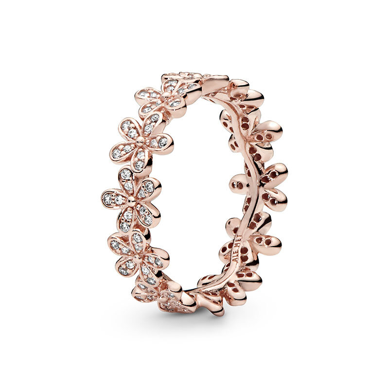 2021 Original Pandoras Rose Daisy Flower Ring