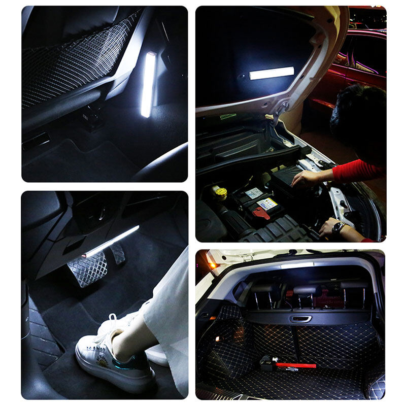 Adjustable LED Induction Light Car Auto-sensing Lamp One-click Touch Light USB Charging