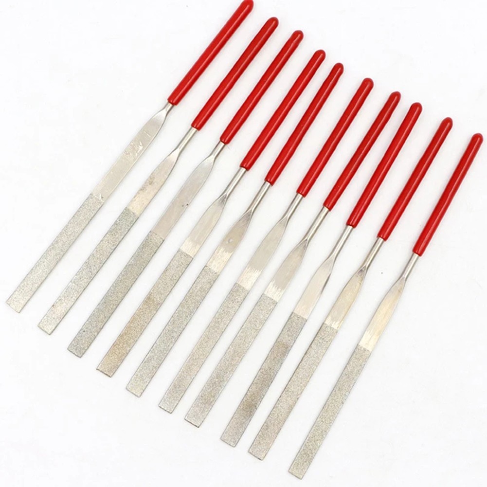 Needle Files Set Mini Needle Files Home Room Electroplated Diamond Flat Grinding