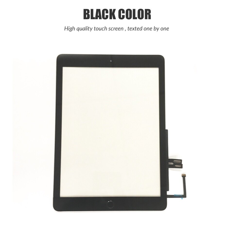 For ipad air 1 touch screen digitizer glass a1474 a1475 a1476 with home button,camera holder,adhesive