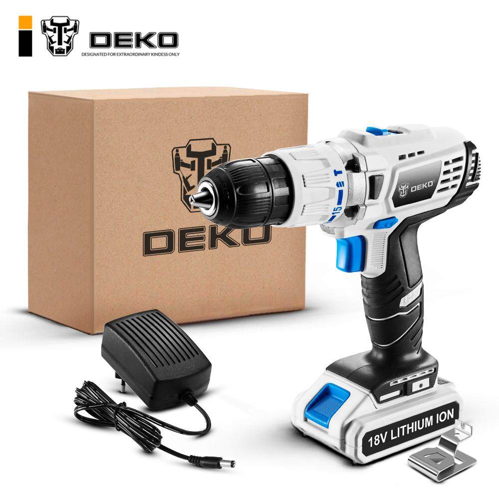 DEKO GCD18DU3 Hot Sale Electric Screwdriver Drill Cordless Multifunction Electric Drill
