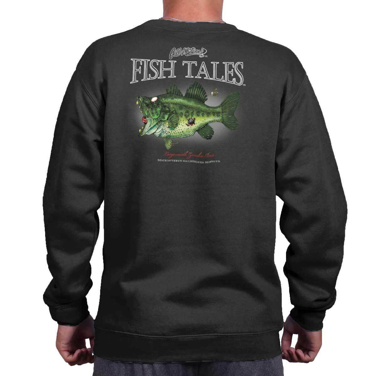Zombie Bass Fishing Shirt | Outdoor Gear Sporting Good Lure Crewneck Sweatshirt
