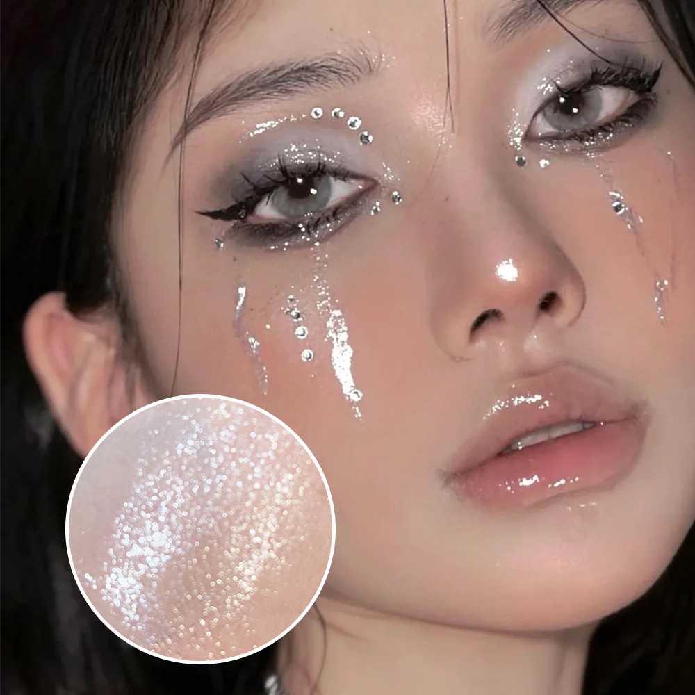 Waterproof Diamond Glitter Liquid Eyeliner Shimmer Eyeshadow Lying Silkworm Pen Eye Makeup