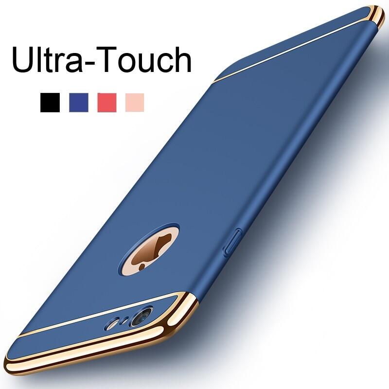 Dành Cho iPhone 6 6S 7 8 Plus 11 12 13 14 Pro Max 12 Mini X Xs Max XR SE 2020 Vỏ Điện Thoại, Ốp Chống Sốc Chống Trầy 3 Trong 1 Khung Mạ Điện Với Bề Mặt Phủ Độ Bám Tuyệt Vời