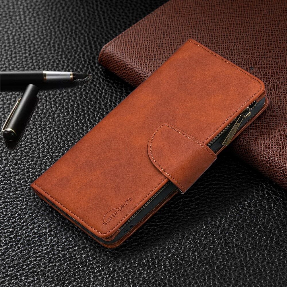 Ốp Điện Thoại Xiaomi Redmi Note 9/Redmi 10X(4G) ốp Da Kiêm Ví Kéo Khóa Cho Redmi Note 9S/Redmi Note 9 Pro/Redmi Note 9 Pro Max, Ốp Lưng 2 Trong 1 Có Thể Tháo Rời, Có Khe Đựng Thẻ