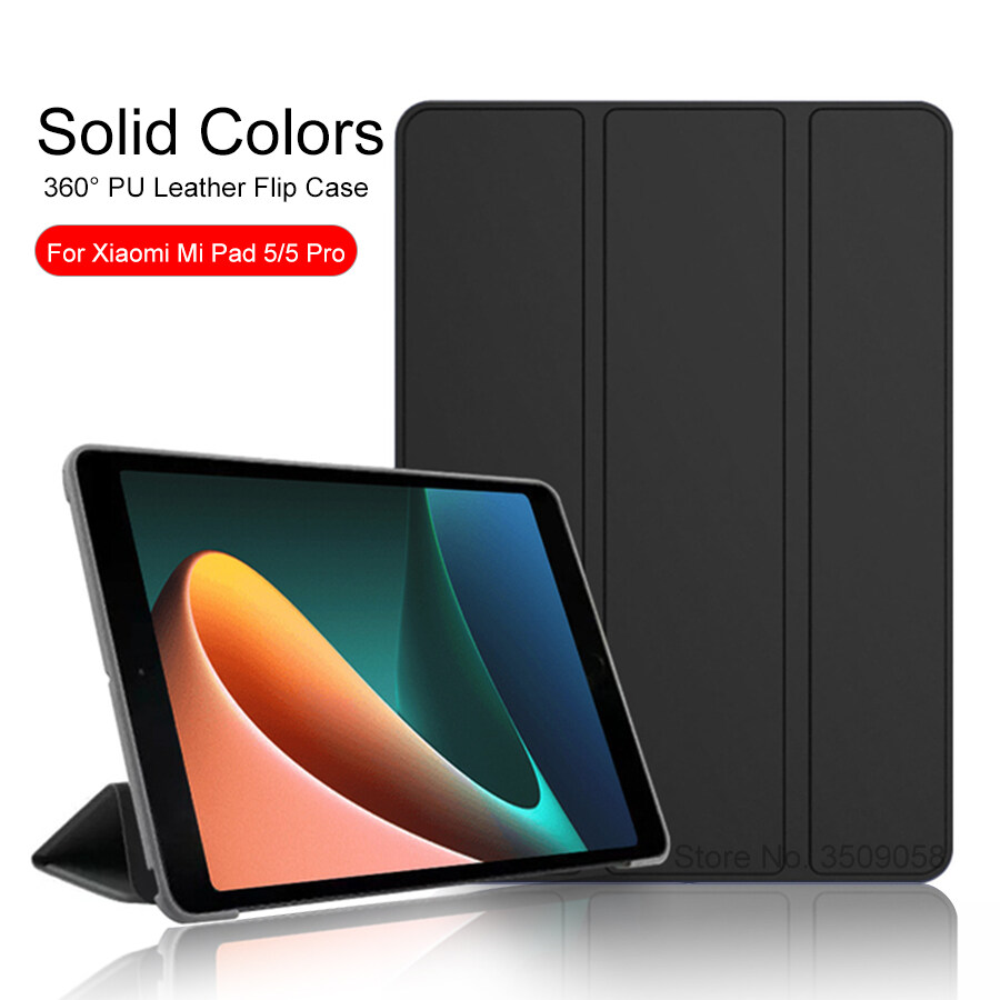 Book Stand Coque For Xiaomi Mi Pad 5 Pro Case Slim PU Leather