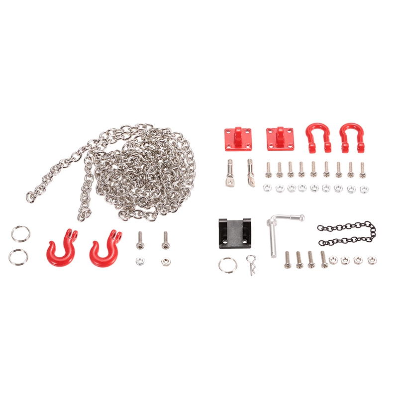 Rc Chain RC Car Metal Trailer Hook Tow Chain Shackle Bracket for 1/10 RC Crawler ...