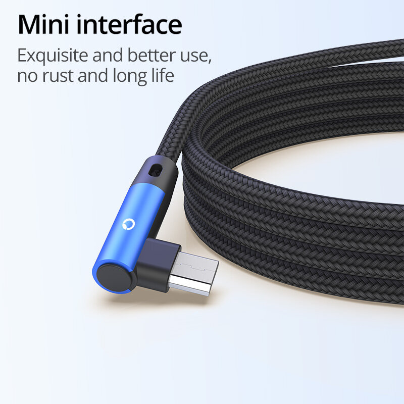 PZOZ Cáp Micro Usb Cáp Micro Usb Sạc Nhanh 90 Độ Cáp Micro Usb Cho Samsung Xiaomi Redmi Cáp Máy Tính Bảng Usb Micro Oppo A53