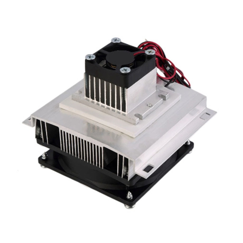 Thermoelectric Cooler Peltier DC 12V Semiconductor Refrigeration Machine Cooler DIY Radiator Air Cooling Module + Fan