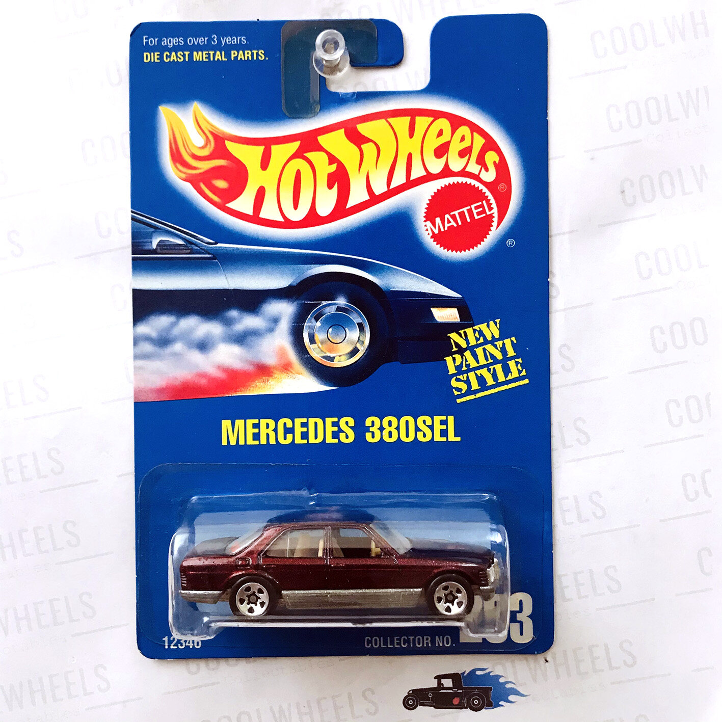 hot wheels 380 sel 1991