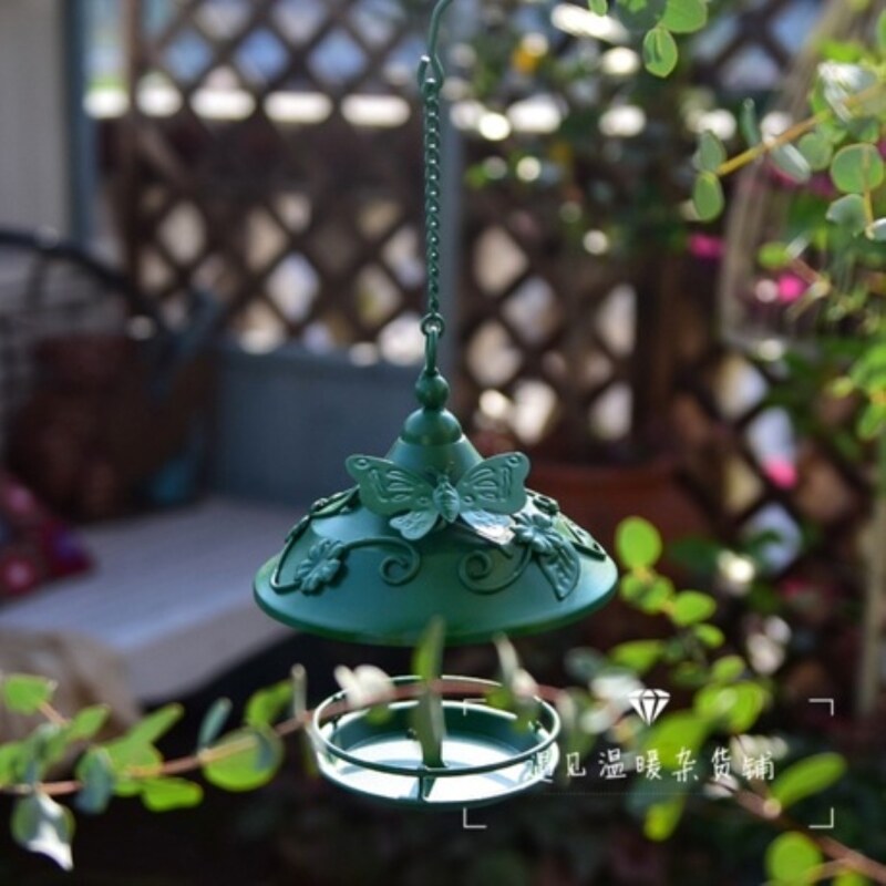Áp Dụng Cho Nông Thôn Pháp Thanh Lịch, Dụng Cụ Nạp Thức Ăn Sắt Rèn Cho Chim, Đồ Trang Trí Sân Vườn Ban Công Sân Vườn Cửa Hàng Tạp Hóa Để Cho Ăn