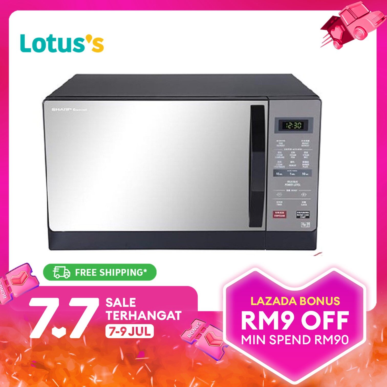 sharp r357ek 25l microwave oven