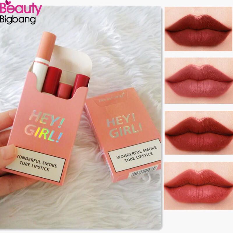 Gambar 4 Colors Korean Lipstick Long Lasting Matte Lipstick