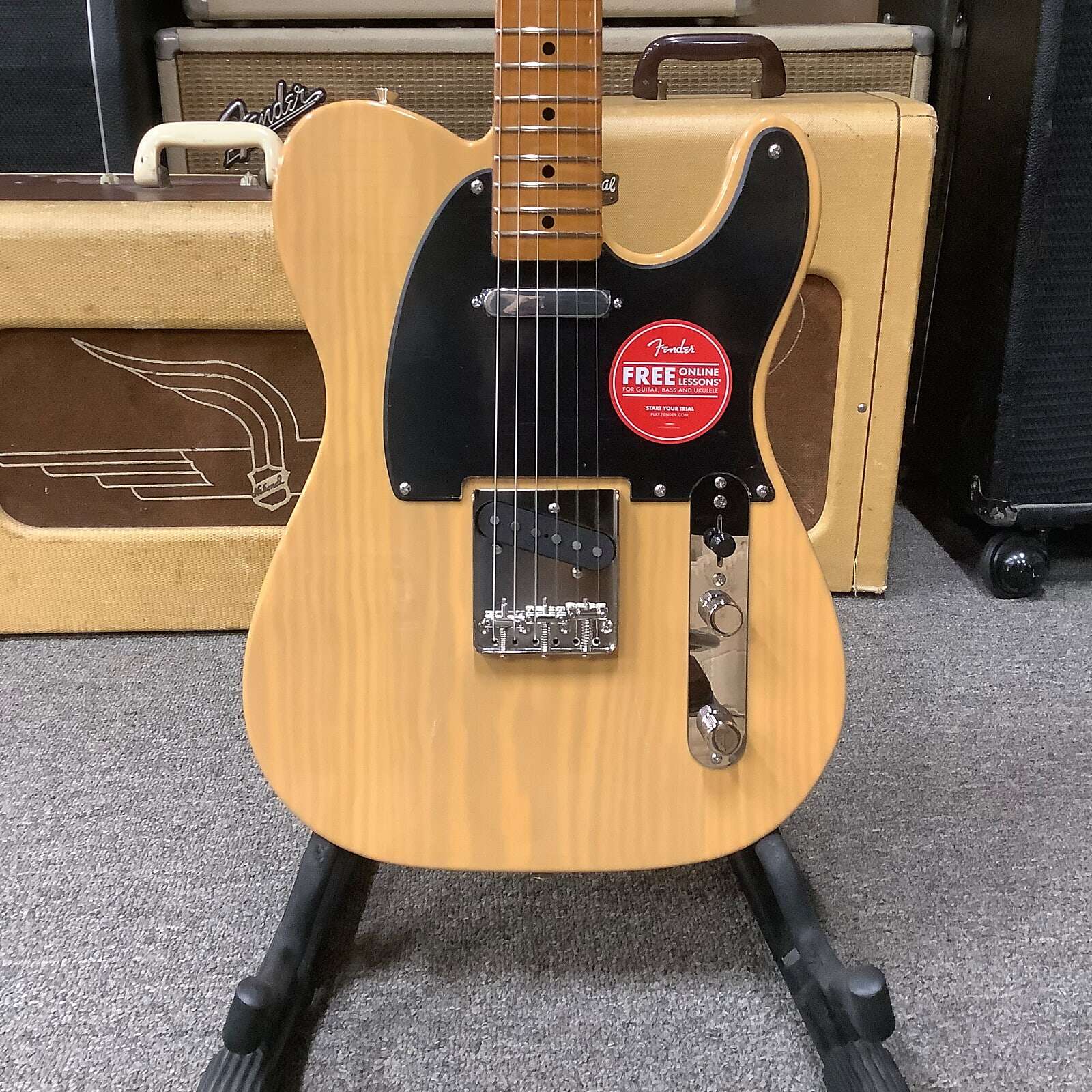 Squier Classic Vibe 50s Telecaster Electric Guitar Maple Fretboard Butterscotch Blonde Lazada