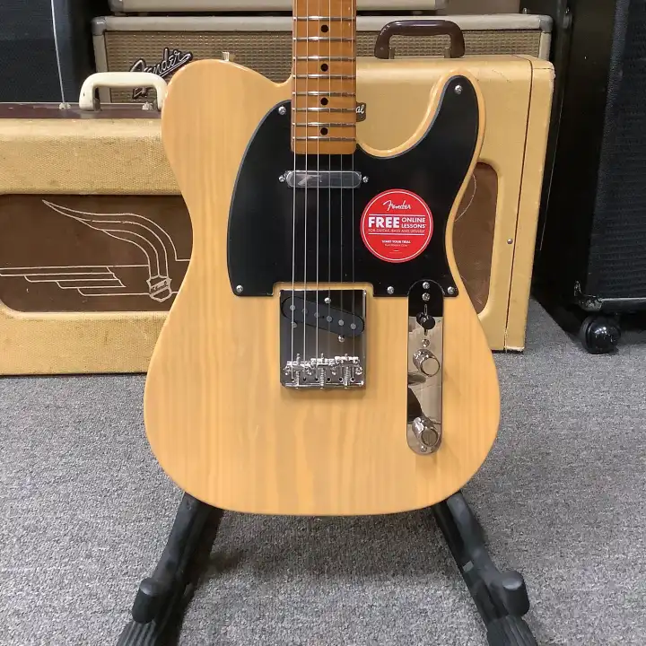 Squier Classic Vibe 50s Telecaster Electric Guitar Maple Fretboard Butterscotch Blonde Lazada