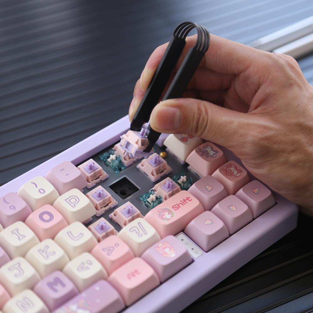 Keycap Puller Remover Non-Slip Keyboard Switches Remover Tool IC Chip Remover for Hot Swappable Mechanical Keyboards