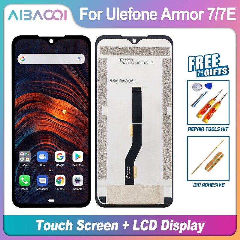 Aibaoqi Brand New Touch Screen+LCD Display+Frame Assembly Replacement For Ulefone Armor 3 3T 5 X5 7 7E 8 8 Pro Phone